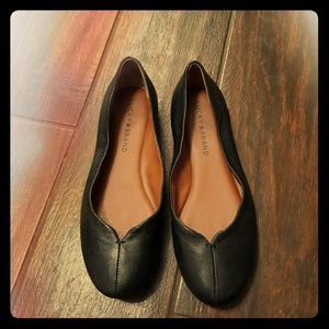 Leather Lucky Brand Flats 🍀